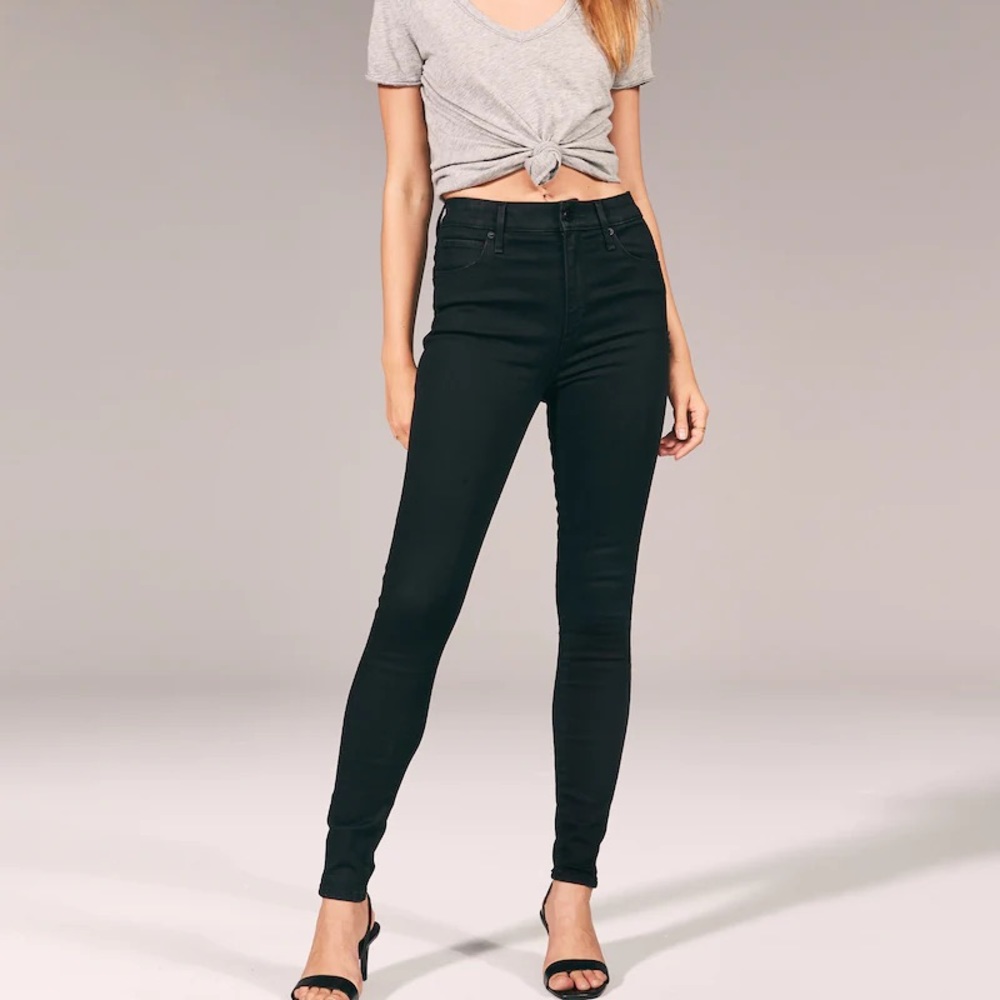 Abercrombie High Rise Super Skinny Jeans